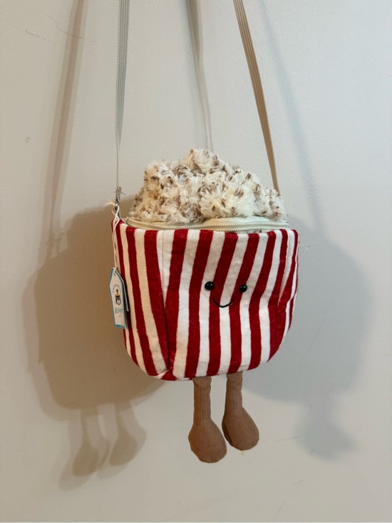 Jellycat Handbags - Jellycat  Plush Popcorn Crossbody Bag – NEW